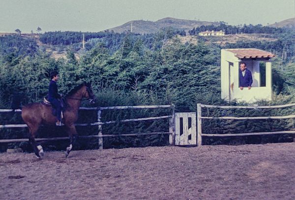 With a student at Avessada