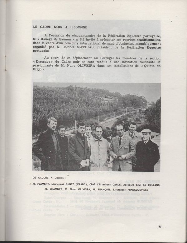Le bulletin des Amis du Cadre Noir, 1978