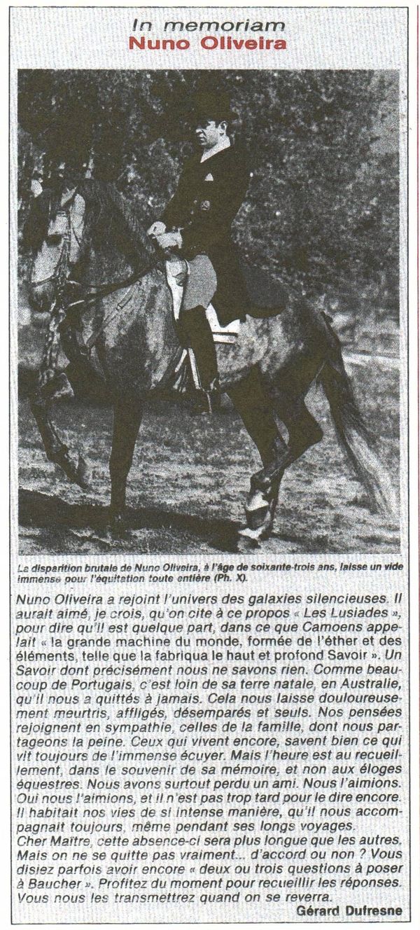 L'Eperon, 1989
