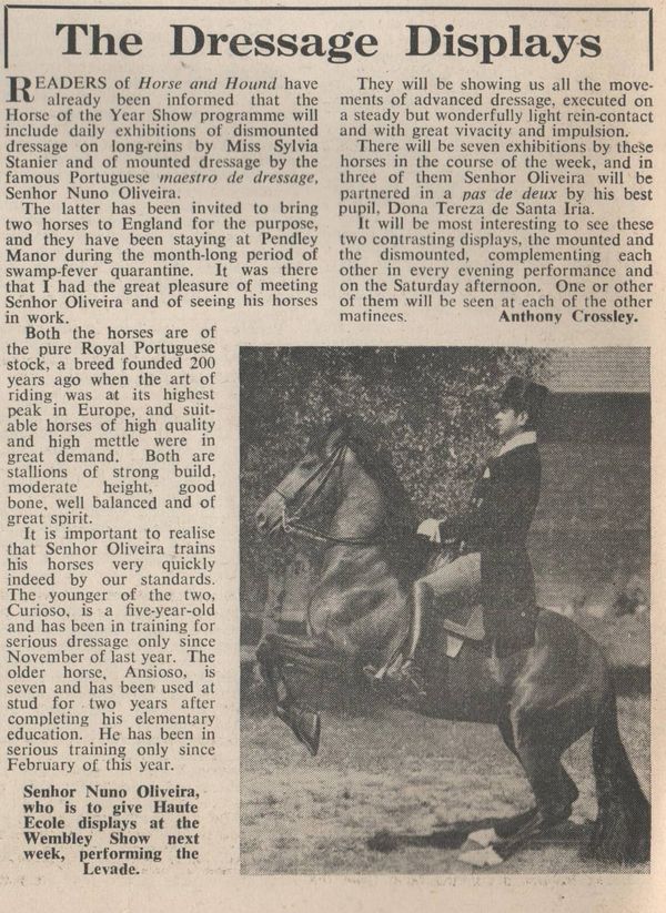 Horse and Hound, october 1966