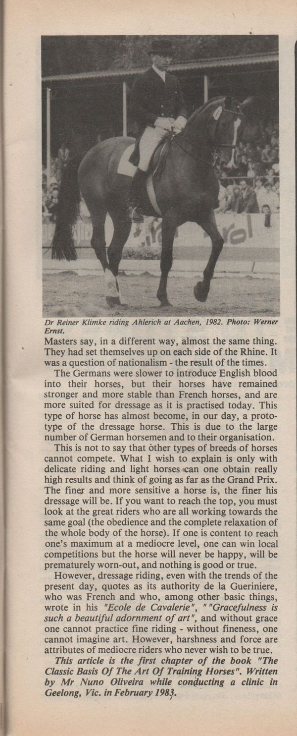 Horse&Rider, 1983