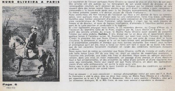 L'Information Hippique, 1963