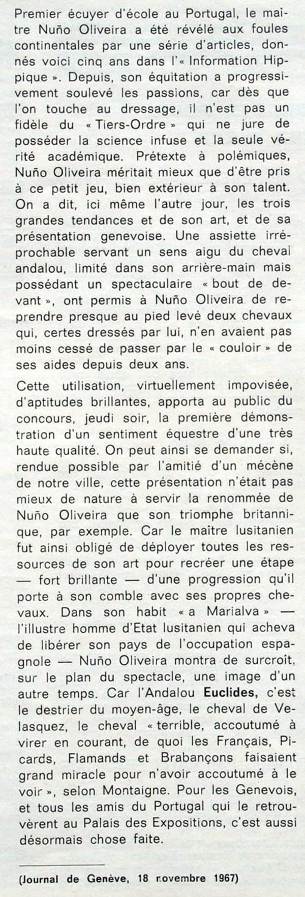 Journal de Genève, 1967