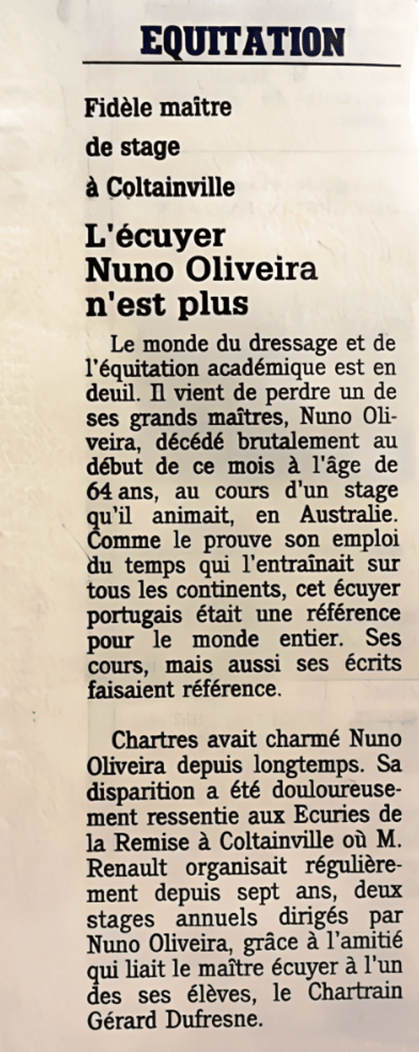 L'Echo Républicain, 1989