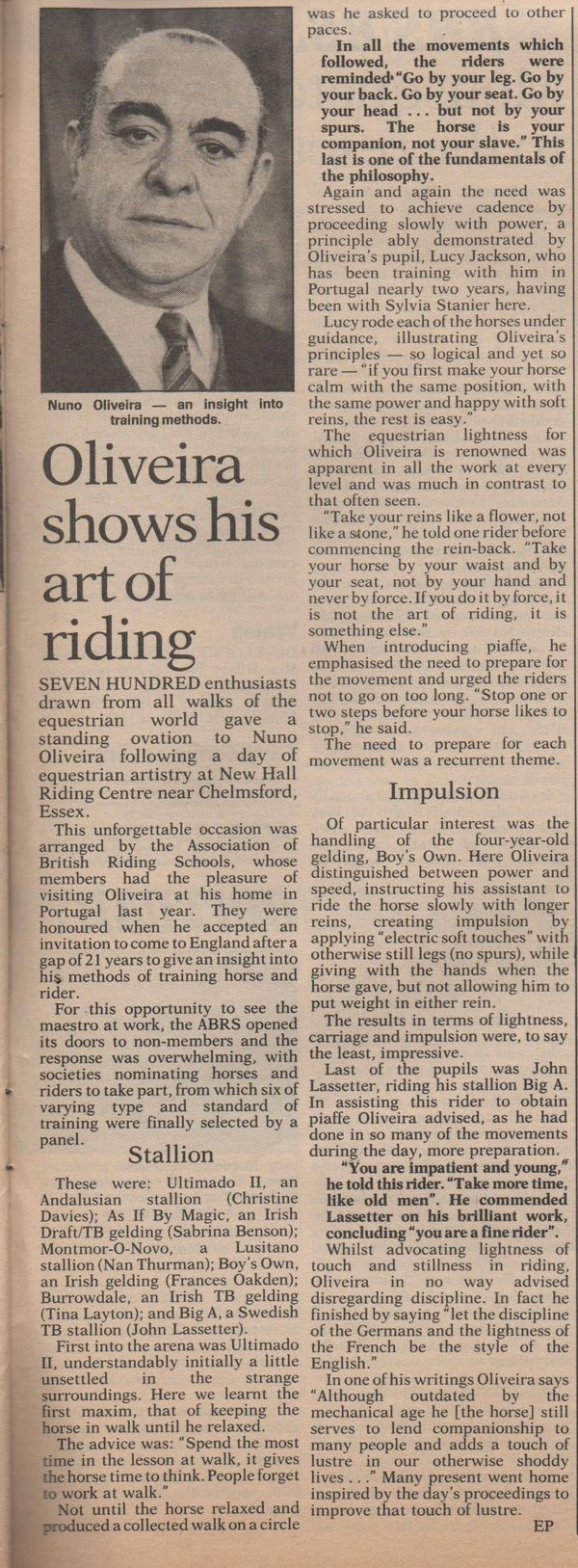 Horse&Hound, 1987