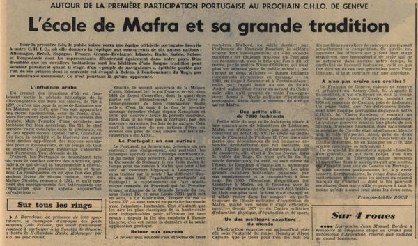 La Tribune de Genève, 1963